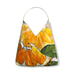 MLC Watercolor Lemoncello Hobo Designer Bags